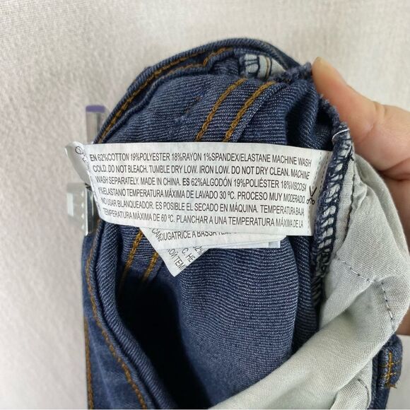 Forever 21 Jeans Women’s 30 Blue Skinny Mid Rise Denim 5 Pocket Stretch - Picture 8 of 9